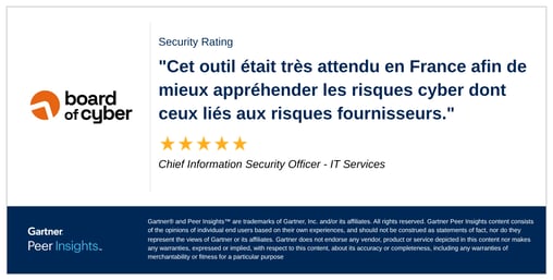 Avis Gartner Peer Insights Board of Cyber
