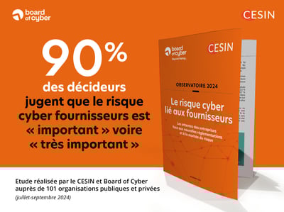 Board of Cyber et CESIN observatoire risques cyber fournisseurs